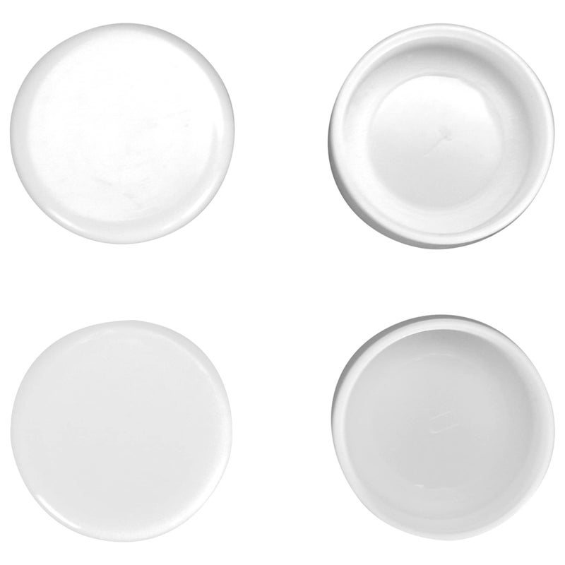 Harrier Hardware 12-Pack Plastic Chair Leg Tip Cup Cap, White, 1-Inch Diameter Replacement - Image 2